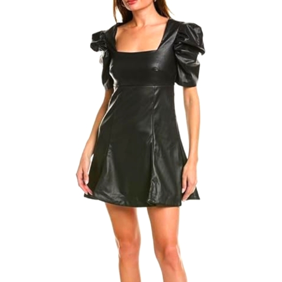 Dresses & Skirts - H&M Elegant Black Puff Sleeve Dress